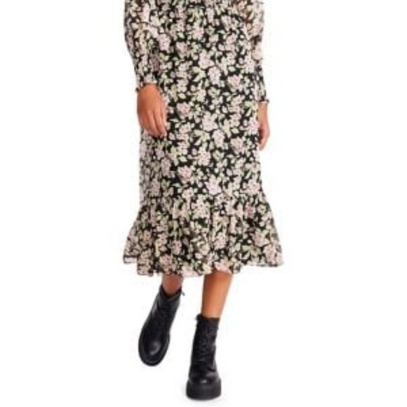 Betsey Johnson Floral Smocked Midi Dress XXL - Picture 3 of 5